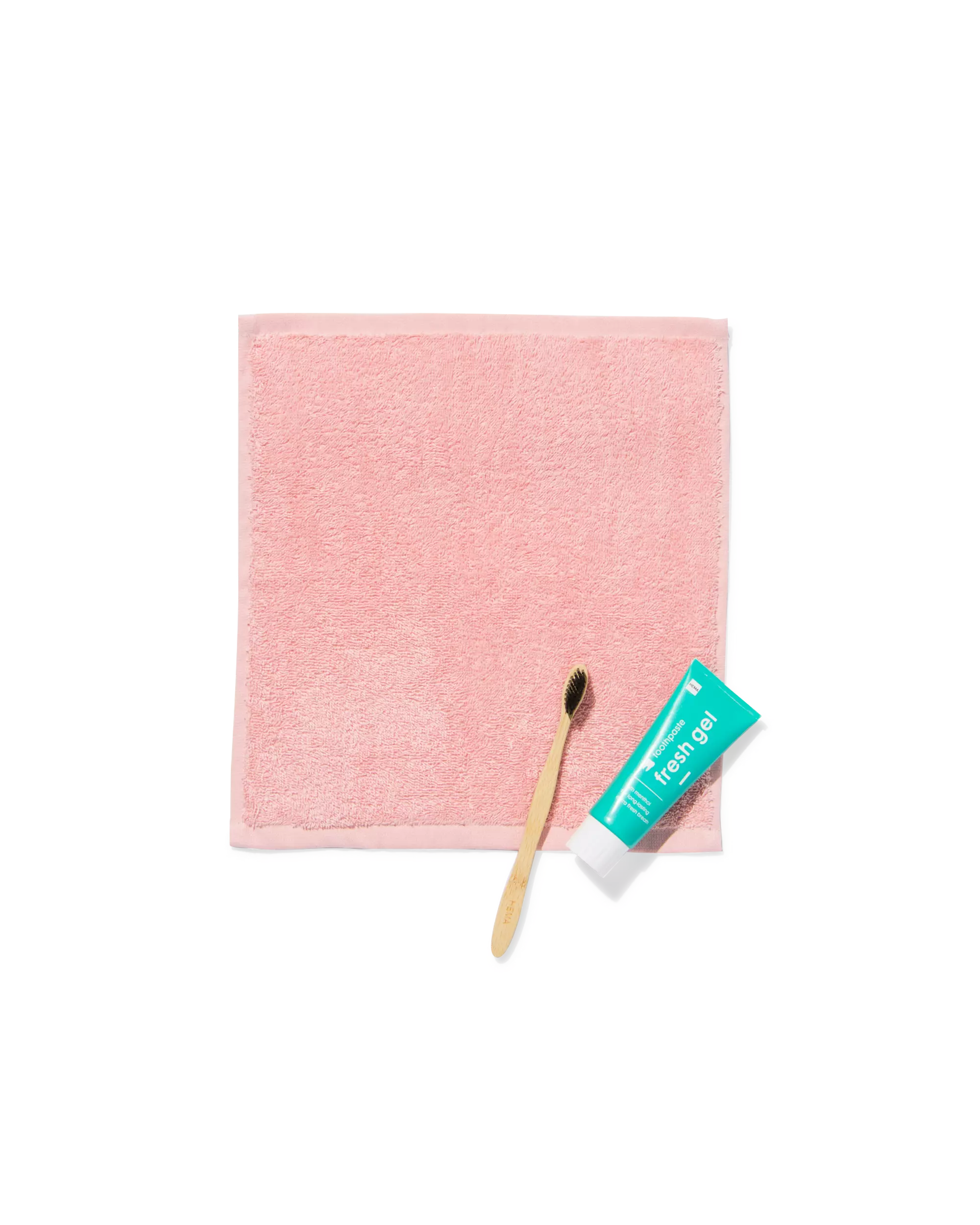 serviettes pour le visage 30x30cm qualité épaisse rose clair - lot de 4