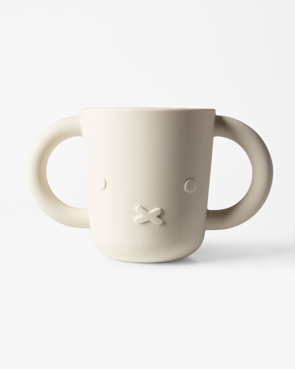 gobelet miffy 190 ml silicone blanc - 14201101 - HEMA