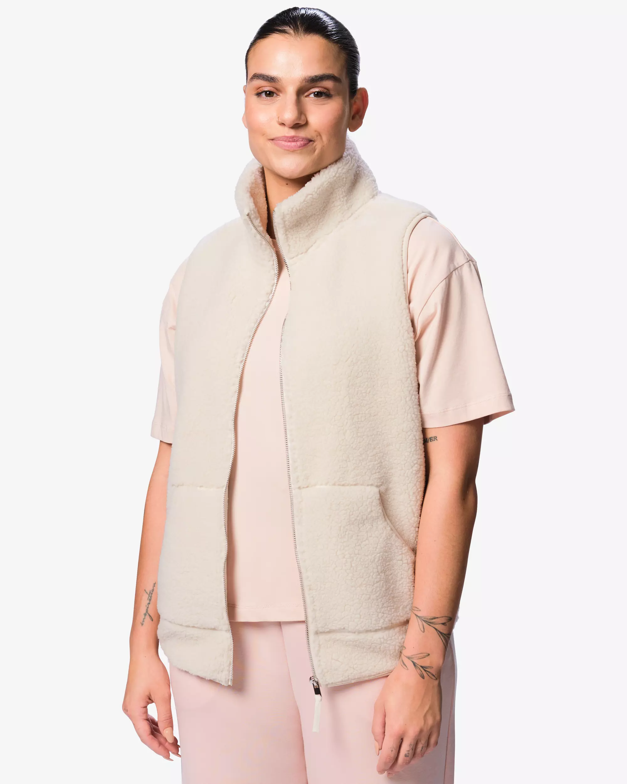 gilet sherpa pour dames