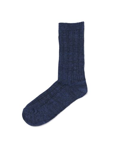 Damensocken, gerippt dunkelblau - 4280690DARKBLUE - HEMA