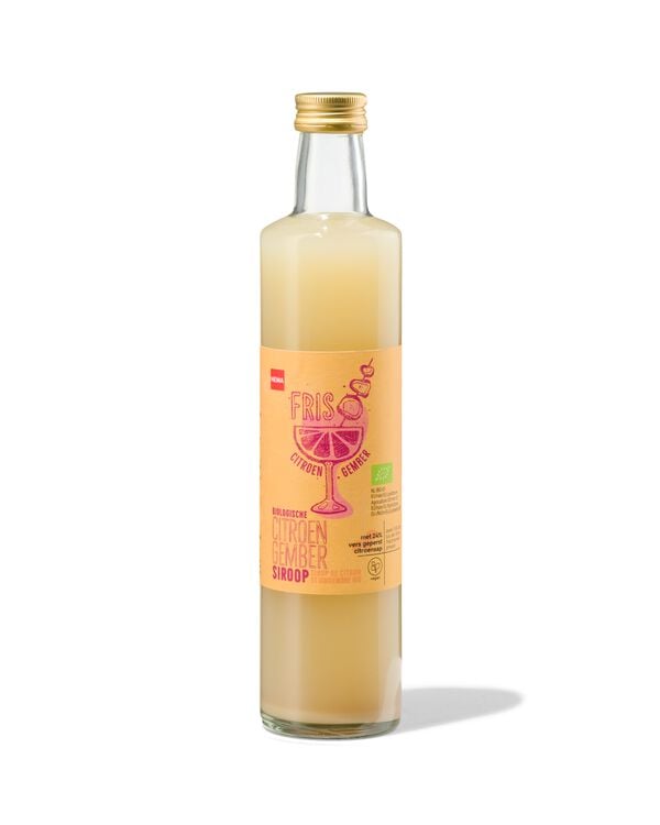 citroen gember siroop 500ml - 17420002 - HEMA