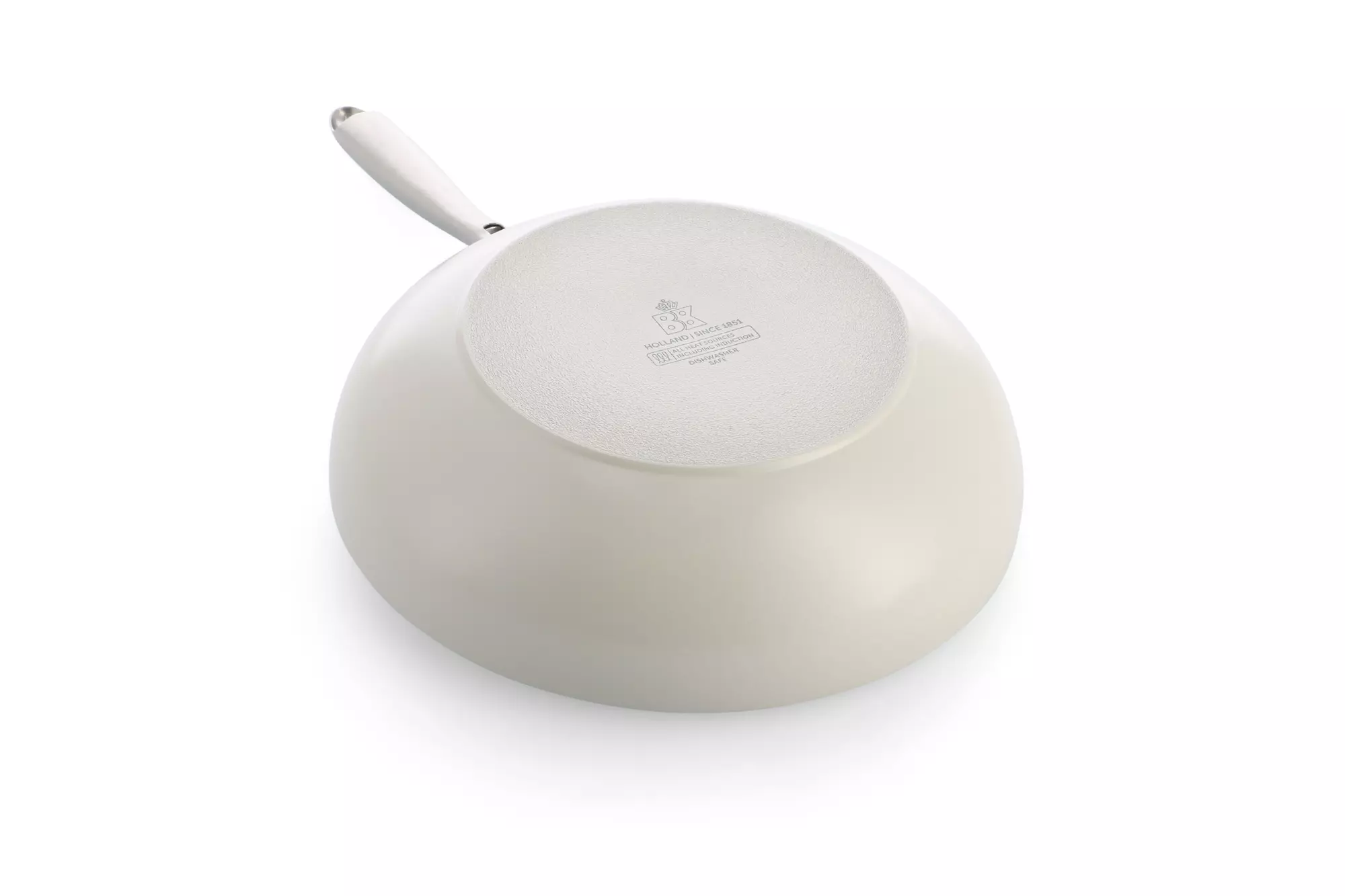 BK-Wokpfanne Ø 28 cm, Keramik, PFAS-frei, Beige
