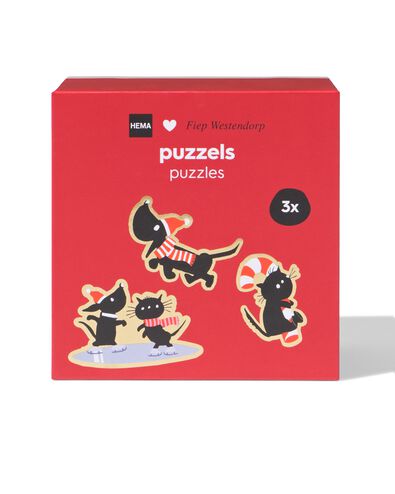 puzzle Takkie et Siepie - 3 pi&egrave;ces - 41501006 - HEMA