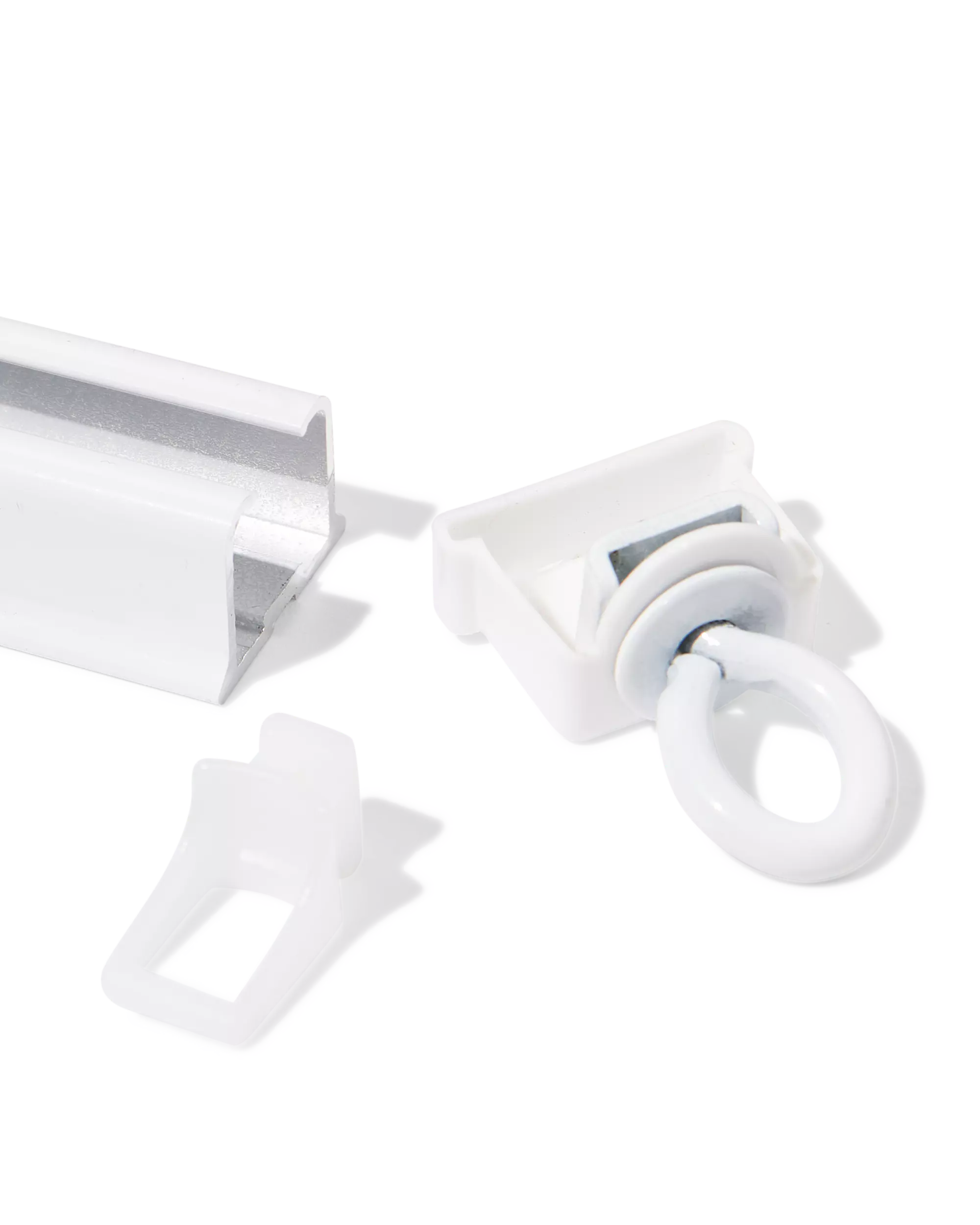 rail en U basique 200 cm blanc 