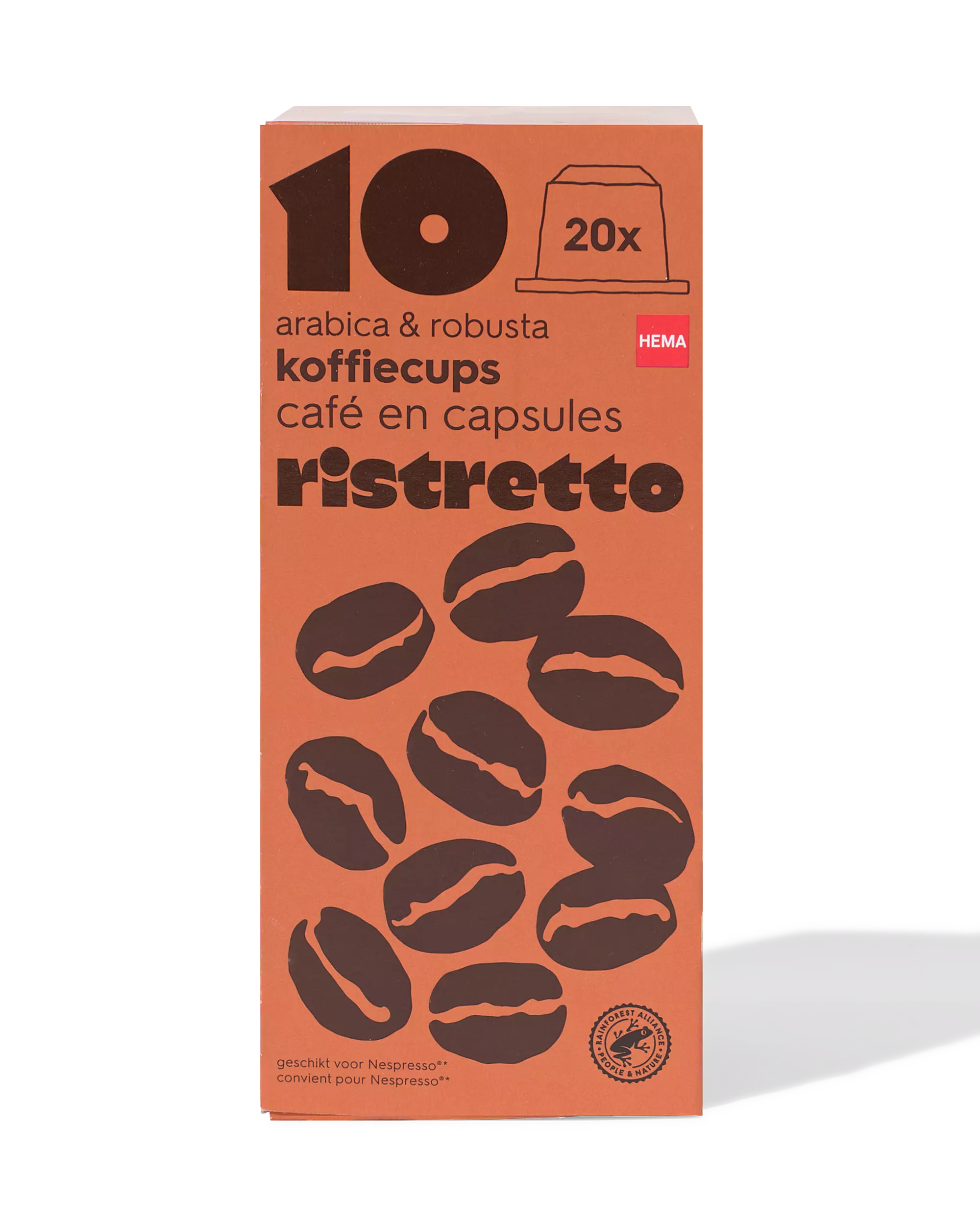 20 capsules de café ristretto