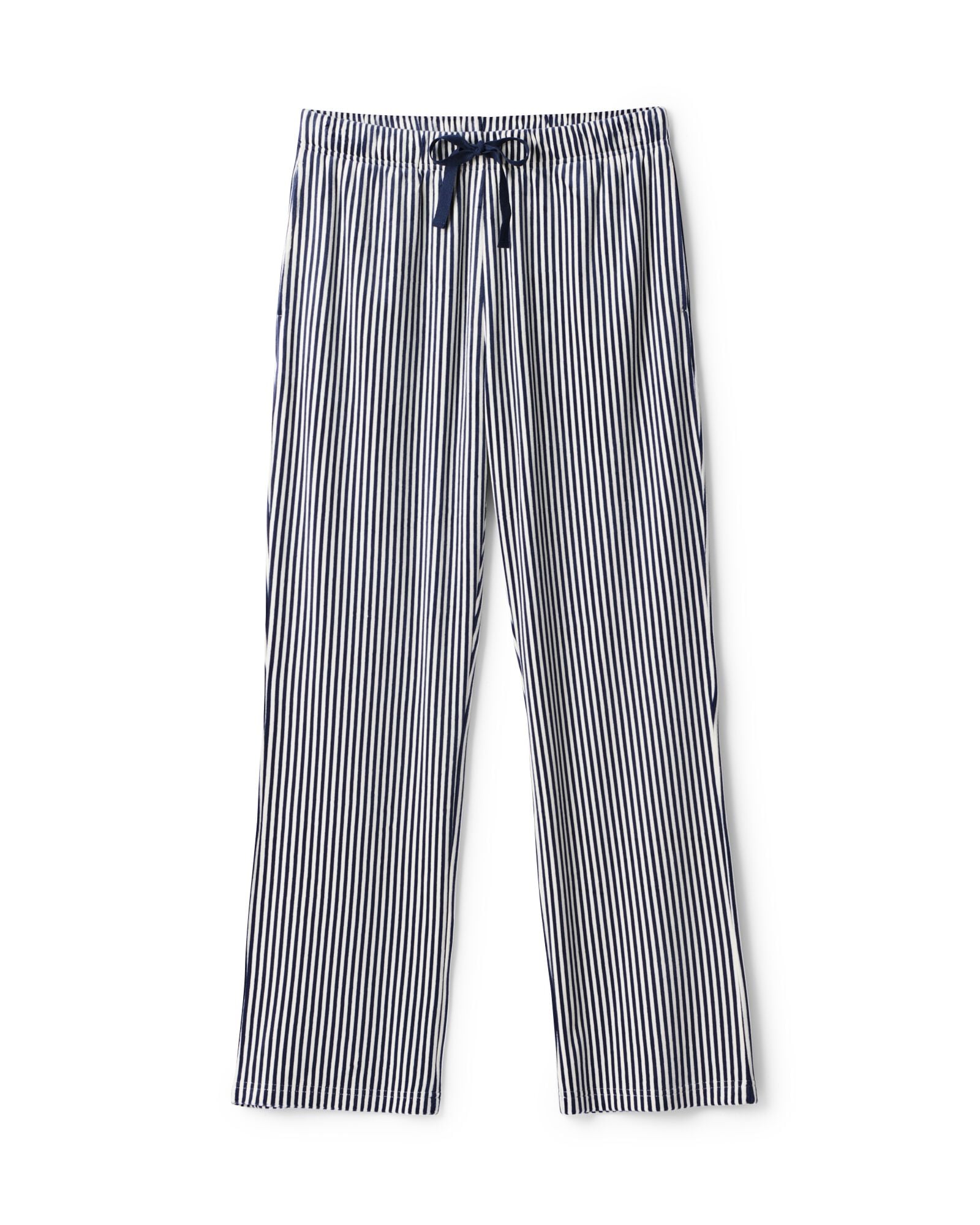 pantalon de pyjama femme velours ray&eacute; bleu fonc&eacute; bleu fonc&eacute; - 23401972DARKBLUE - HEMA