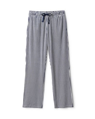 pantalon de pyjama femme velours ray&eacute; bleu fonc&eacute; bleu fonc&eacute; - 23401972DARKBLUE - HEMA