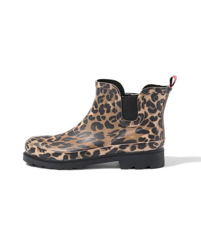 damesregenlaars luipaard bruin bruin - 34460510BROWN - HEMA