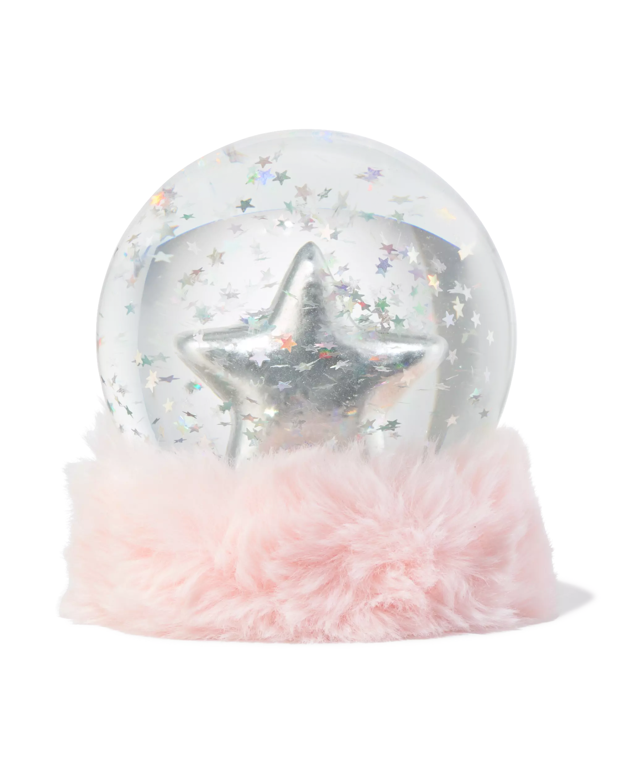 Schneekugel, ⌀ 10 cm, Glas, Stern 
