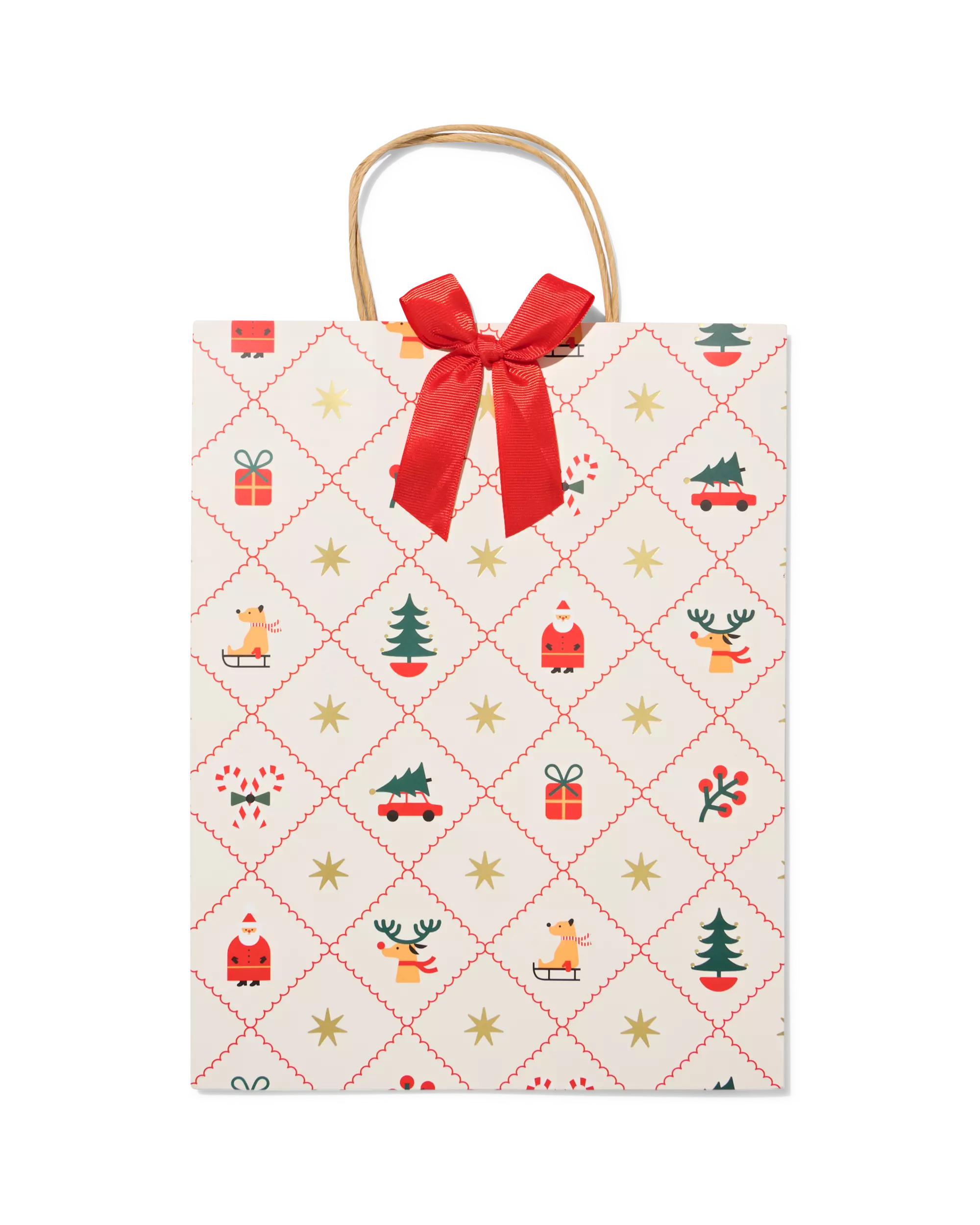 sac cadeau L 39 x 24 cm Noël