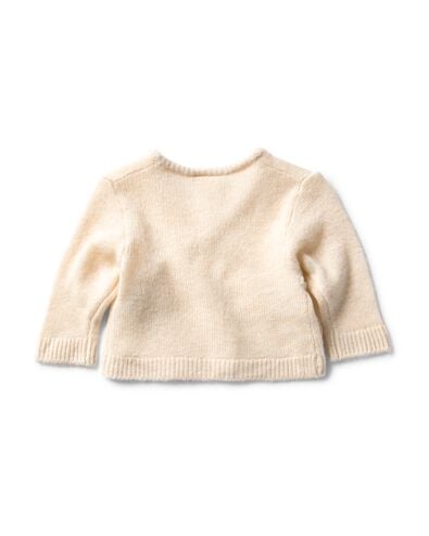 newborn trui fijngebreid  ecru ecru - 33463220ECRU - HEMA