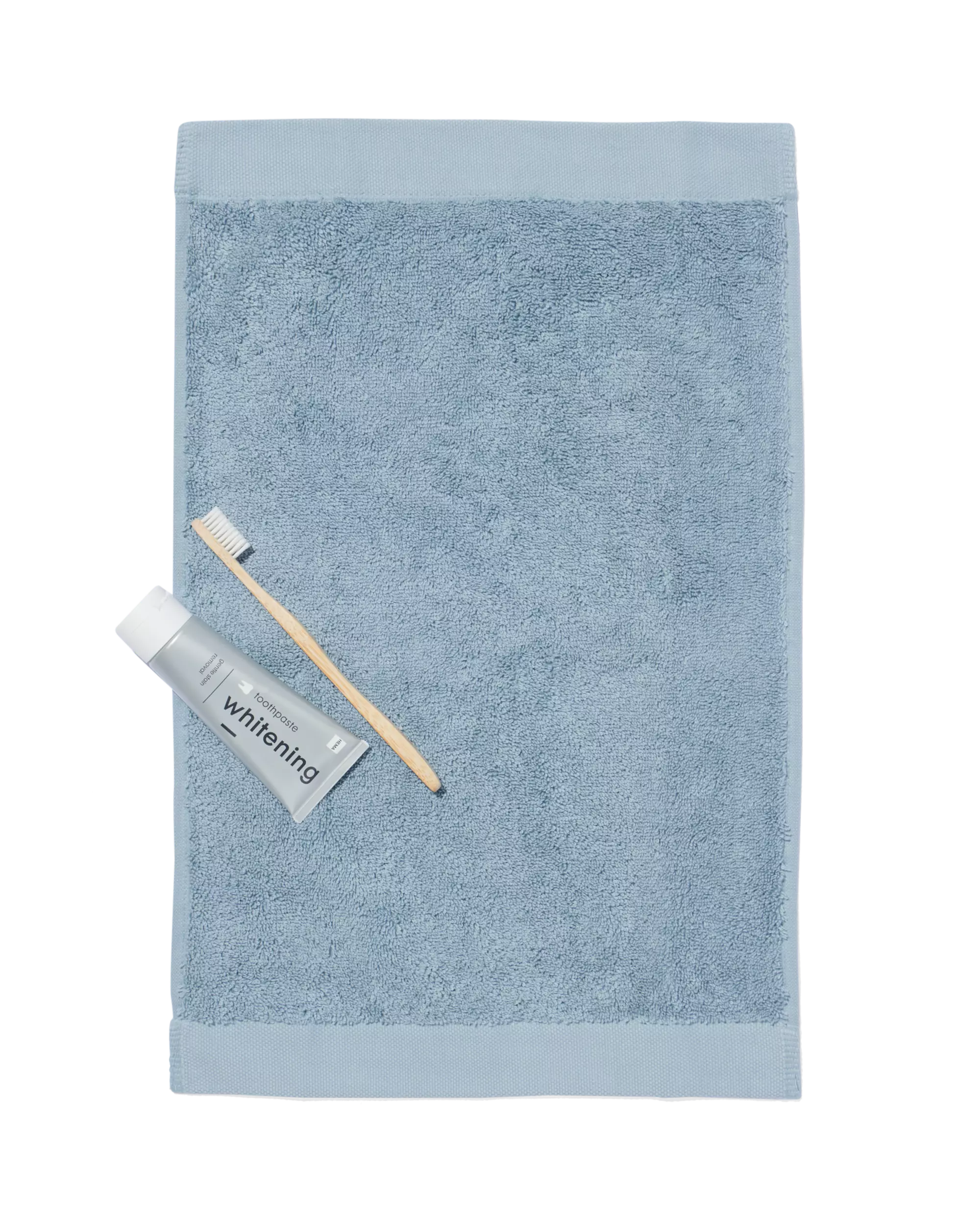 petite serviette 33x50 qualité hôtelière extra douce bleu glacier