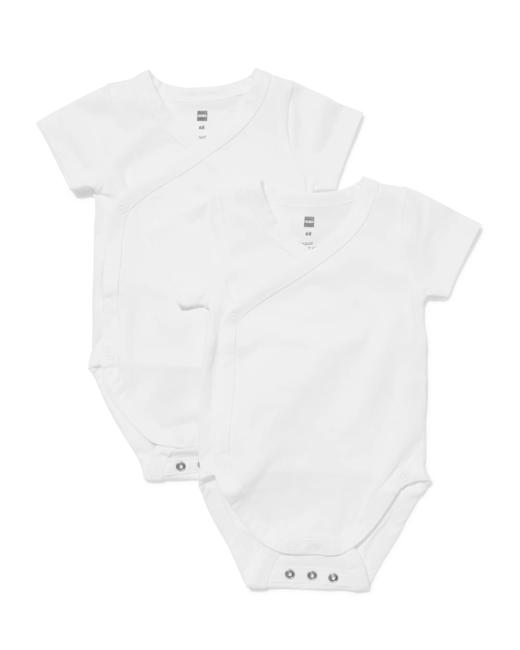 baby meegroei overslag body - 2 stuks