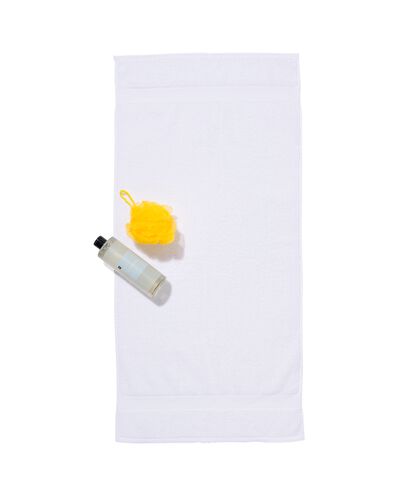 handdoek - 50 x 100 cm - zware kwaliteit - wit wit handdoek 50 x 100 - 5212600 - HEMA