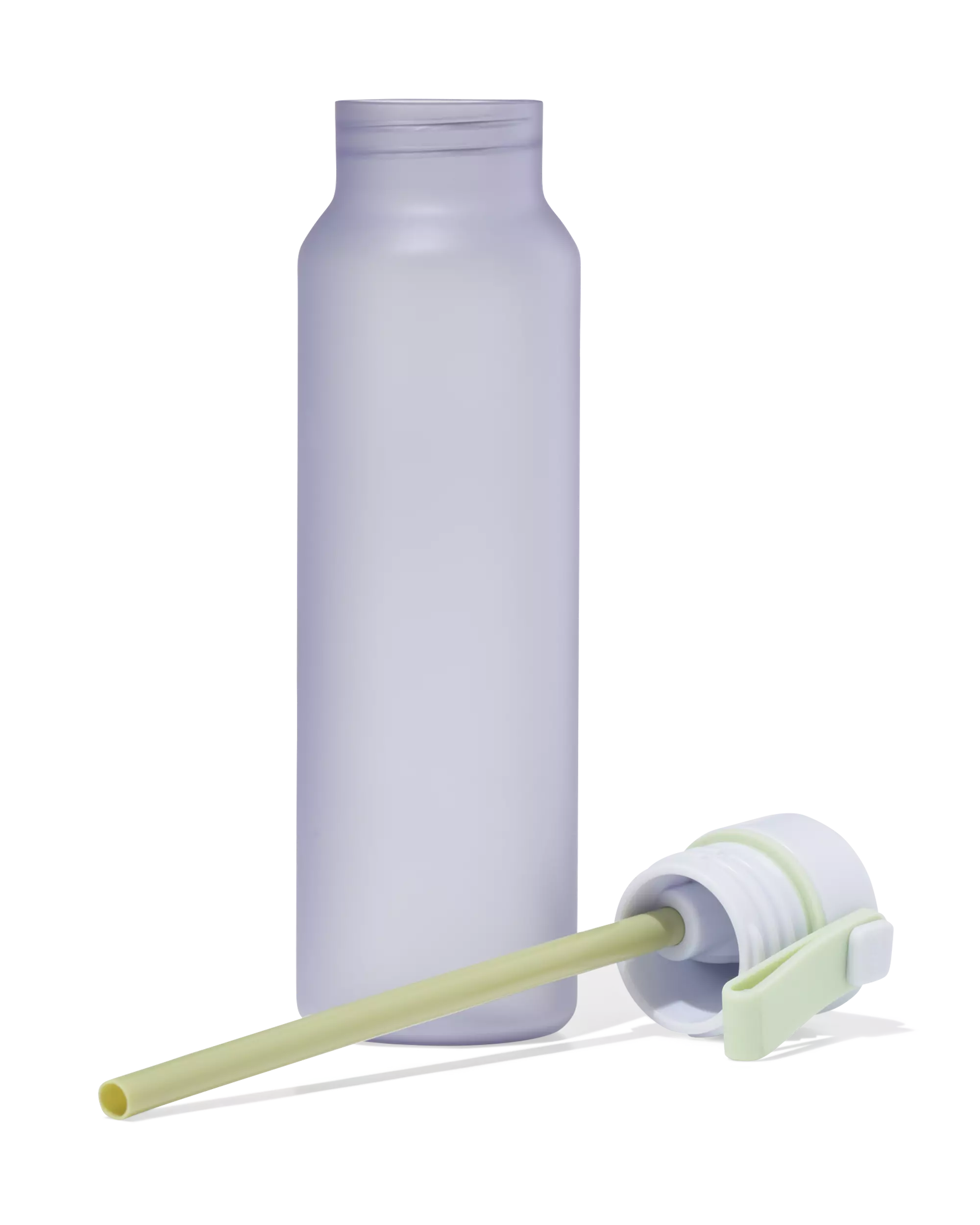 gourde avec paille 600 ml lavande
