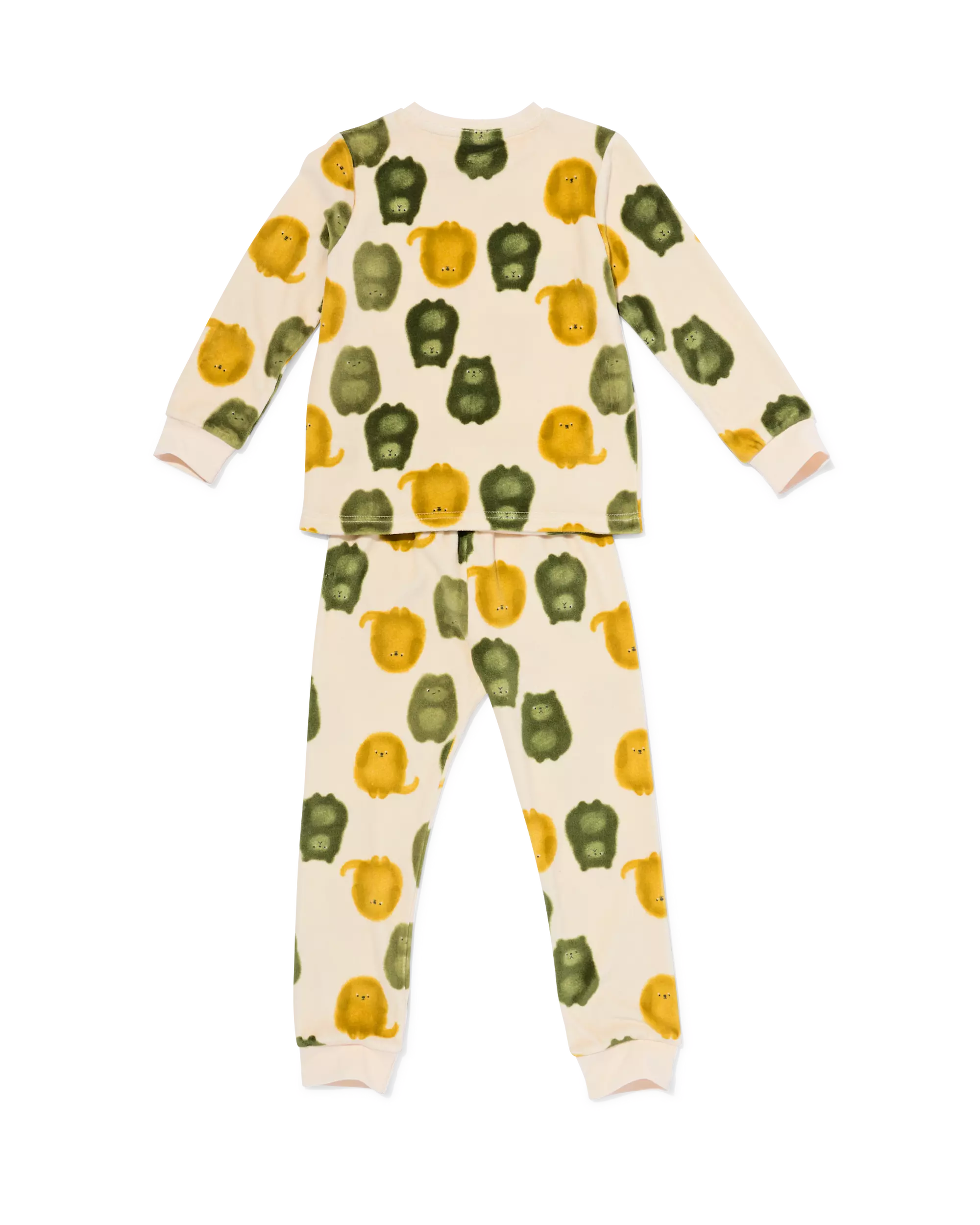 kinderpyjama velours dieren