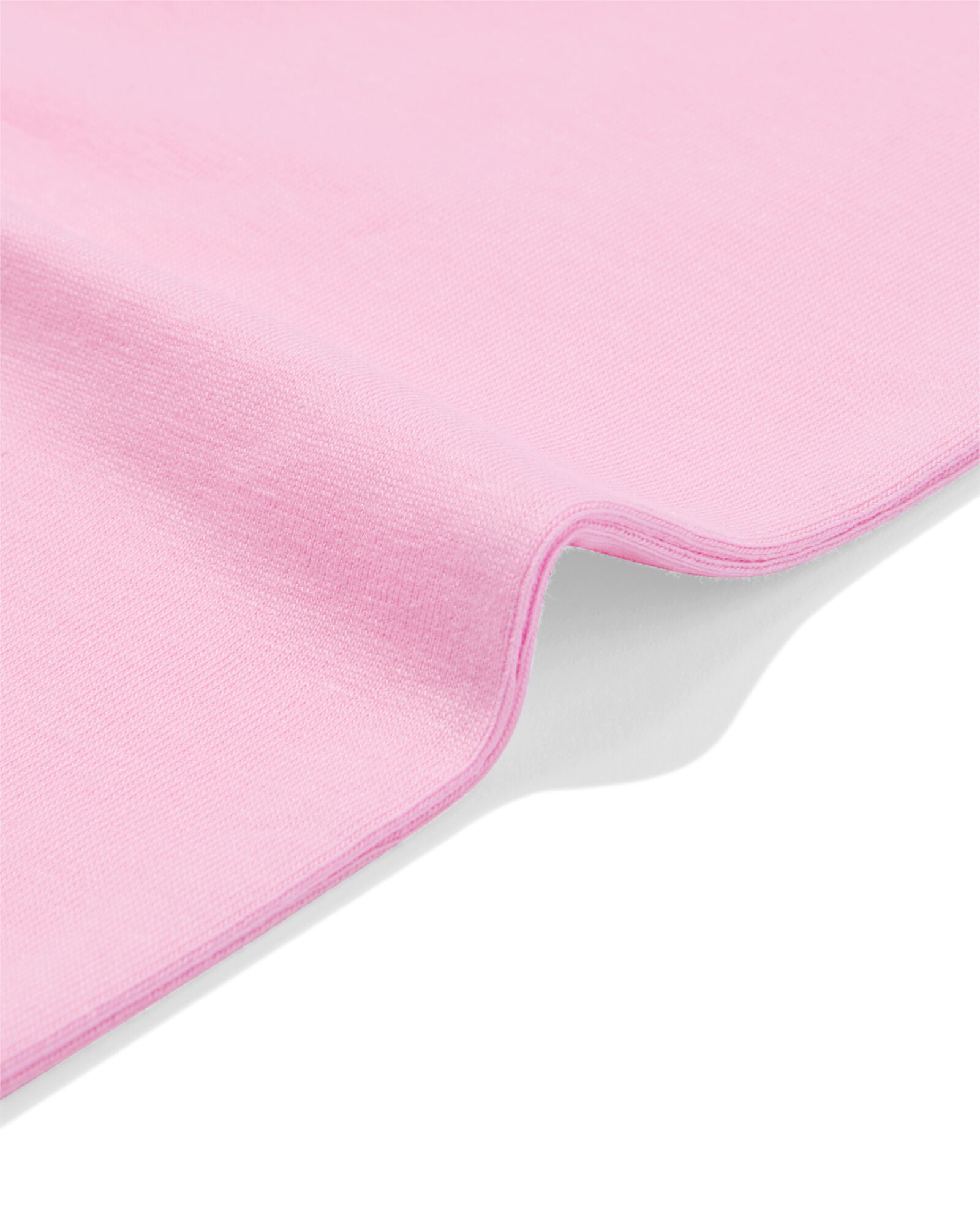 kinderhemden stretch katoen bloemen - 2 stuks roze - 19300440PINK - HEMA