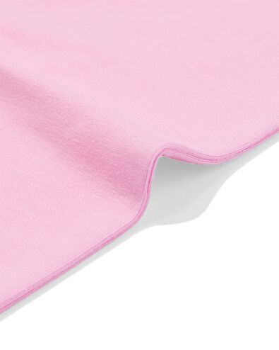 kinderhemden stretch katoen bloemen - 2 stuks roze - 19300440PINK - HEMA