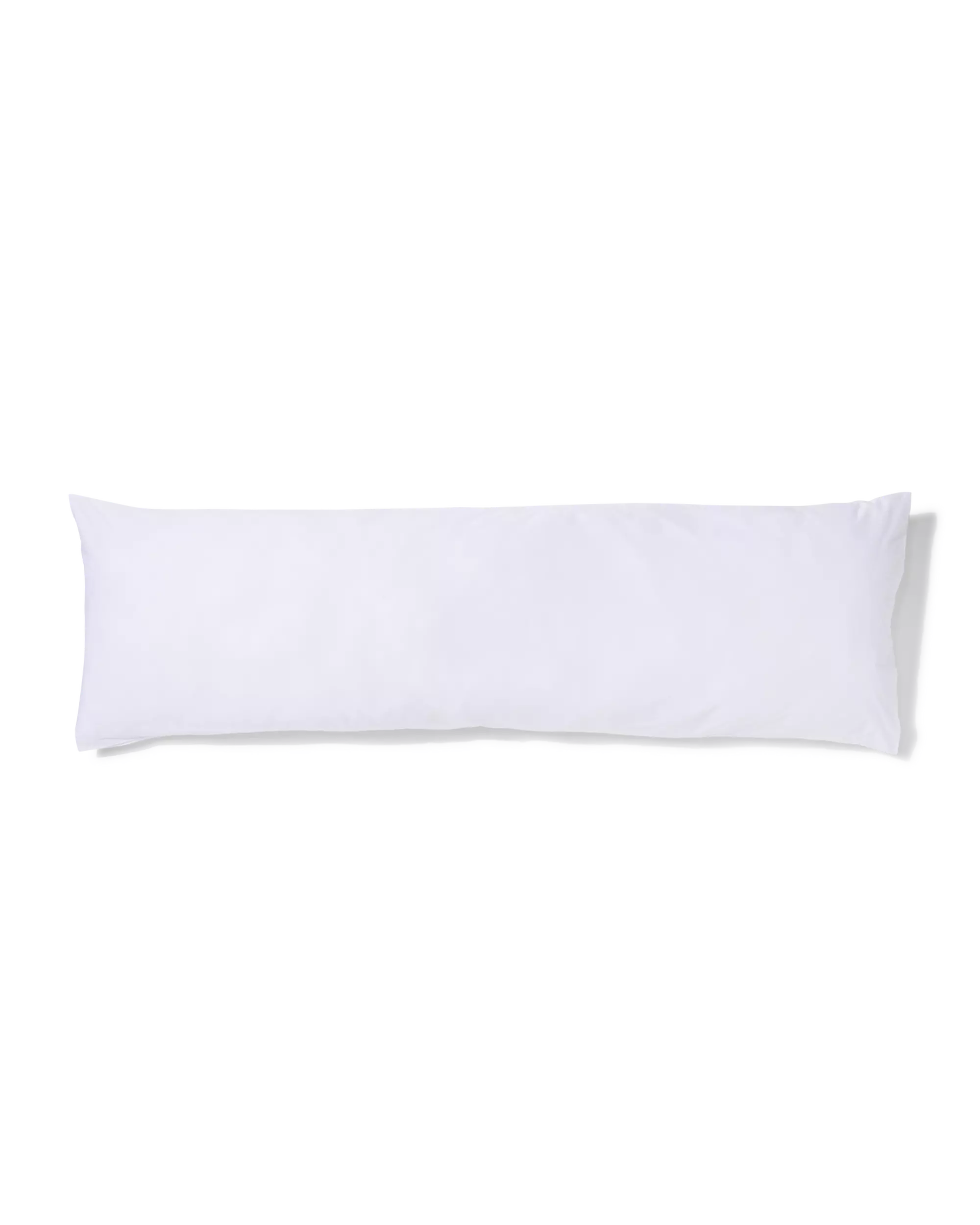 taie d'oreiller 50x160cm coton doux blanc
