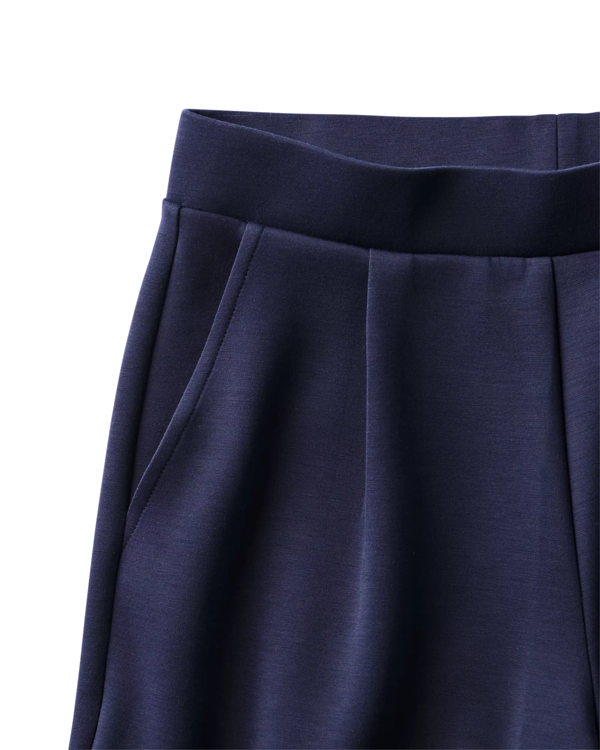 pantalon femme regular fit jersey