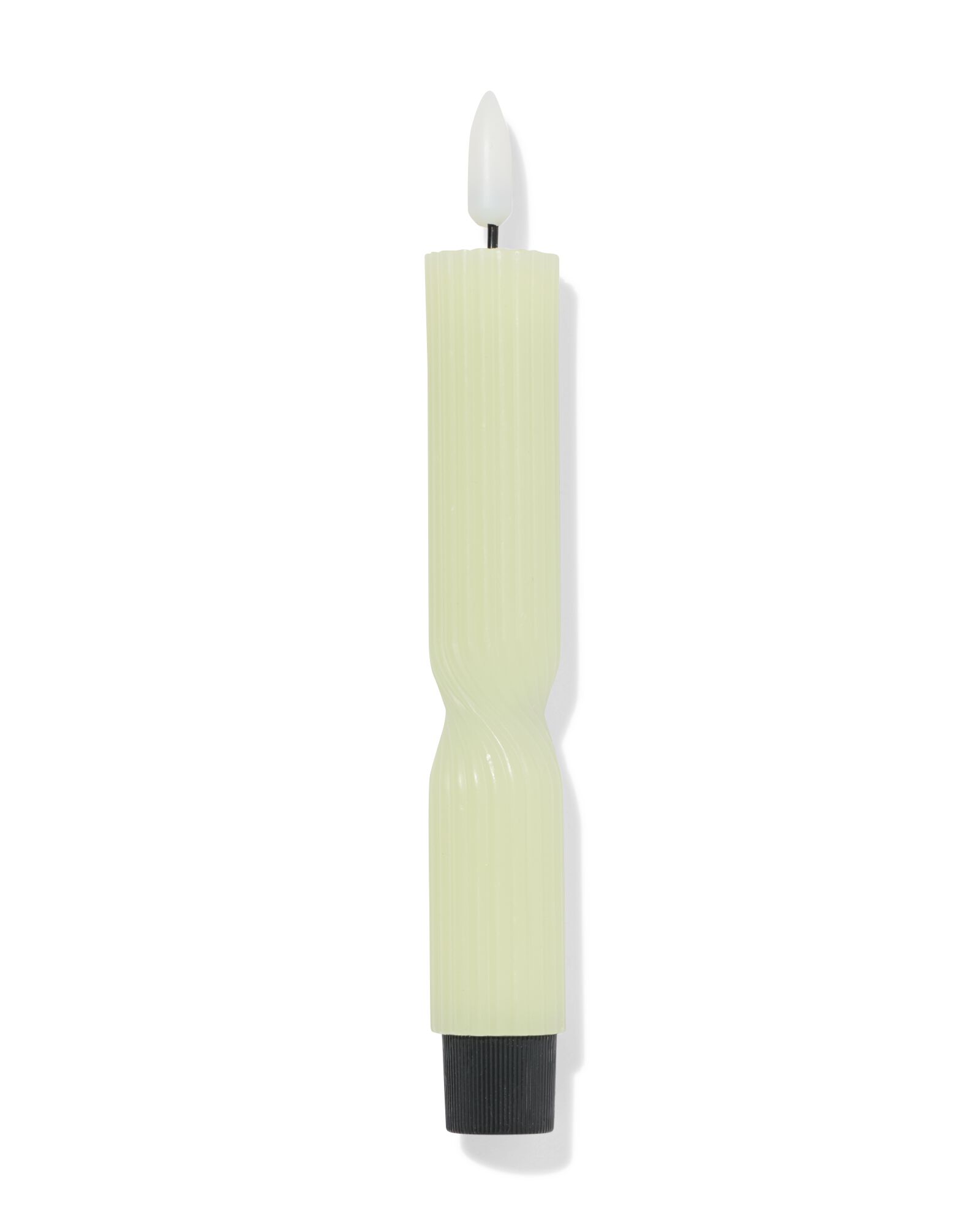 led huishoudkaars ⌀2.3x20cm lichtgroen - 13550137 - HEMA