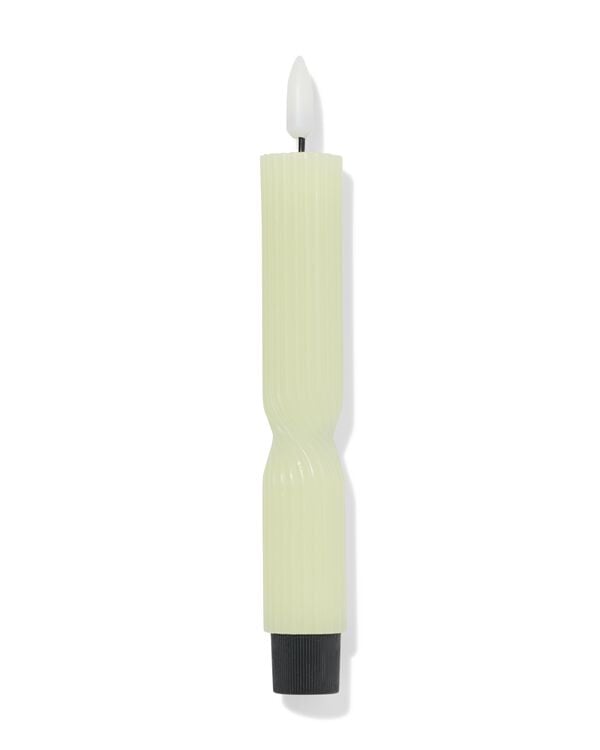 led huishoudkaars ⌀2.3x20cm lichtgroen - 13550137 - HEMA