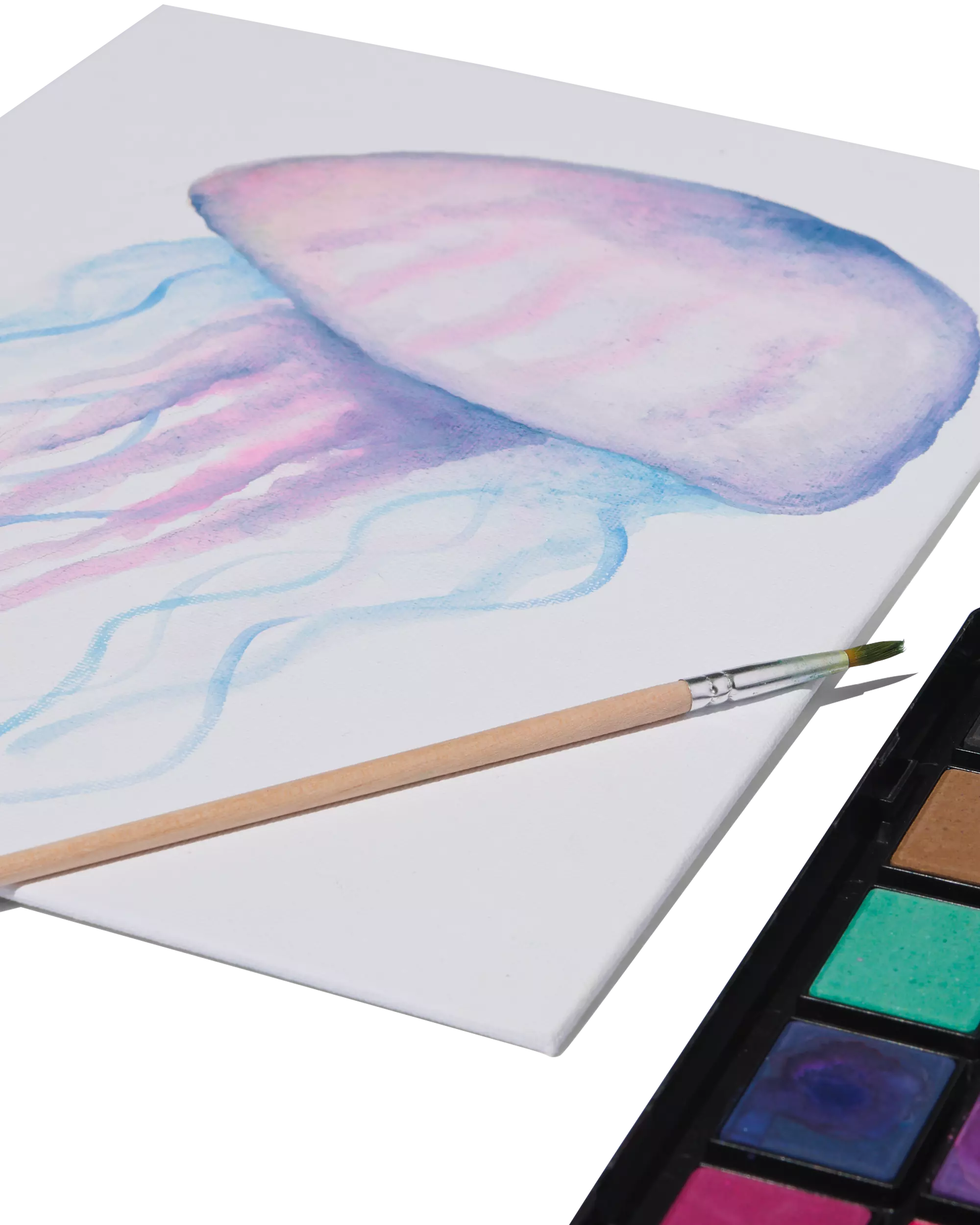 5 toiles de peinture A4