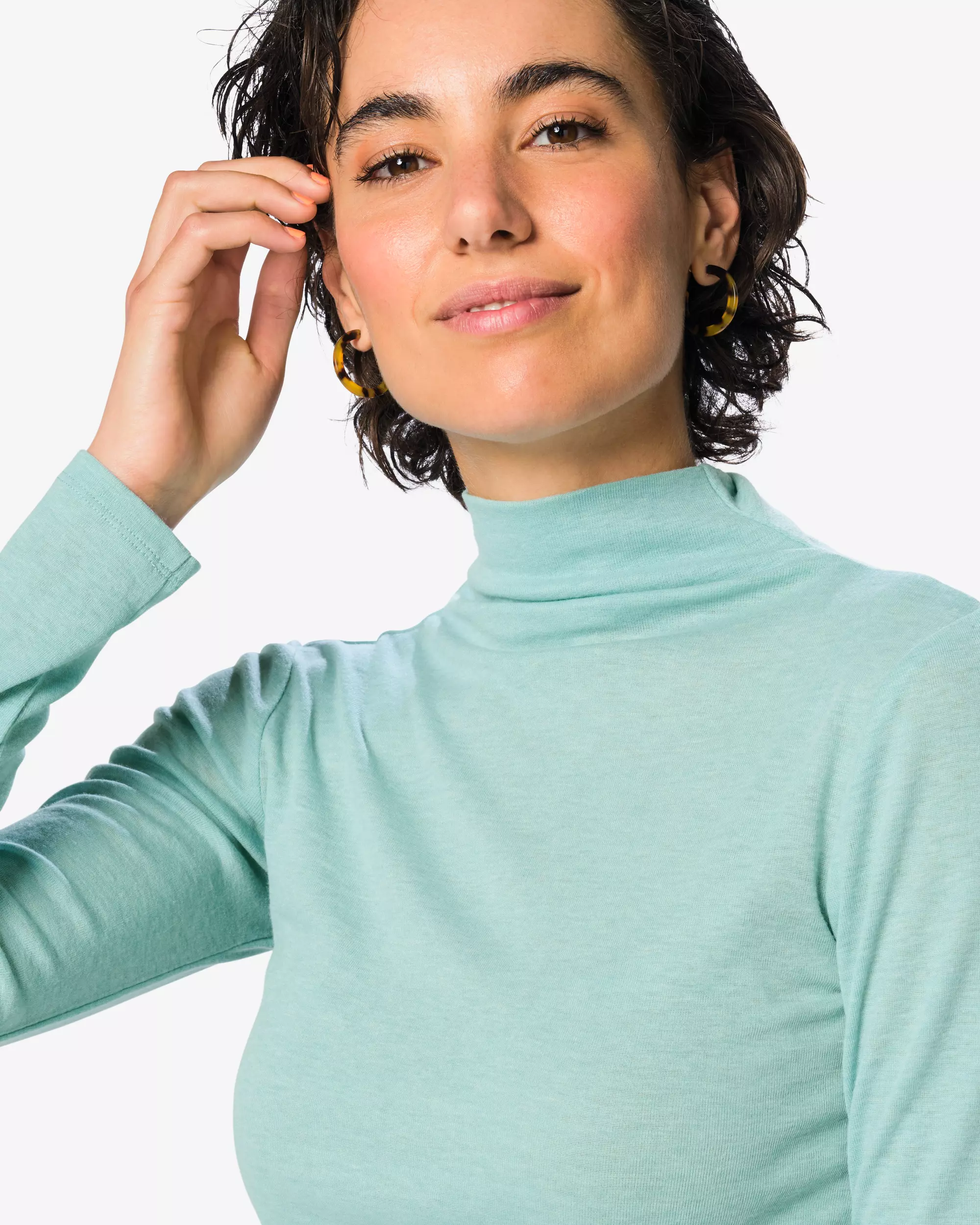 dames T-shirt fijngebreid