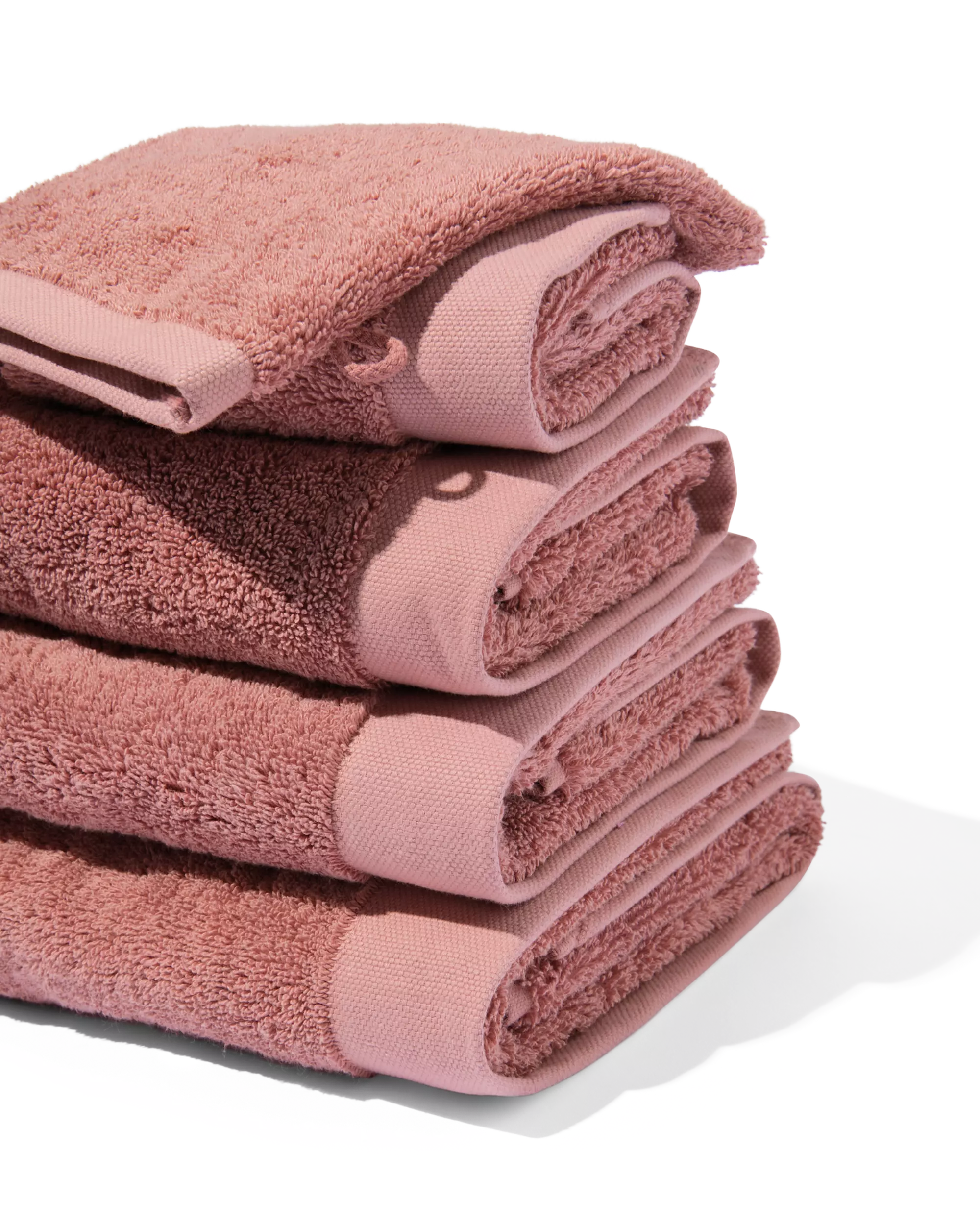 petite serviette 33x50 qualité hôtelière extra douce rose profond