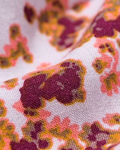 damesblouse Bobbie bloemen lila - 36207640LILAC - HEMA
