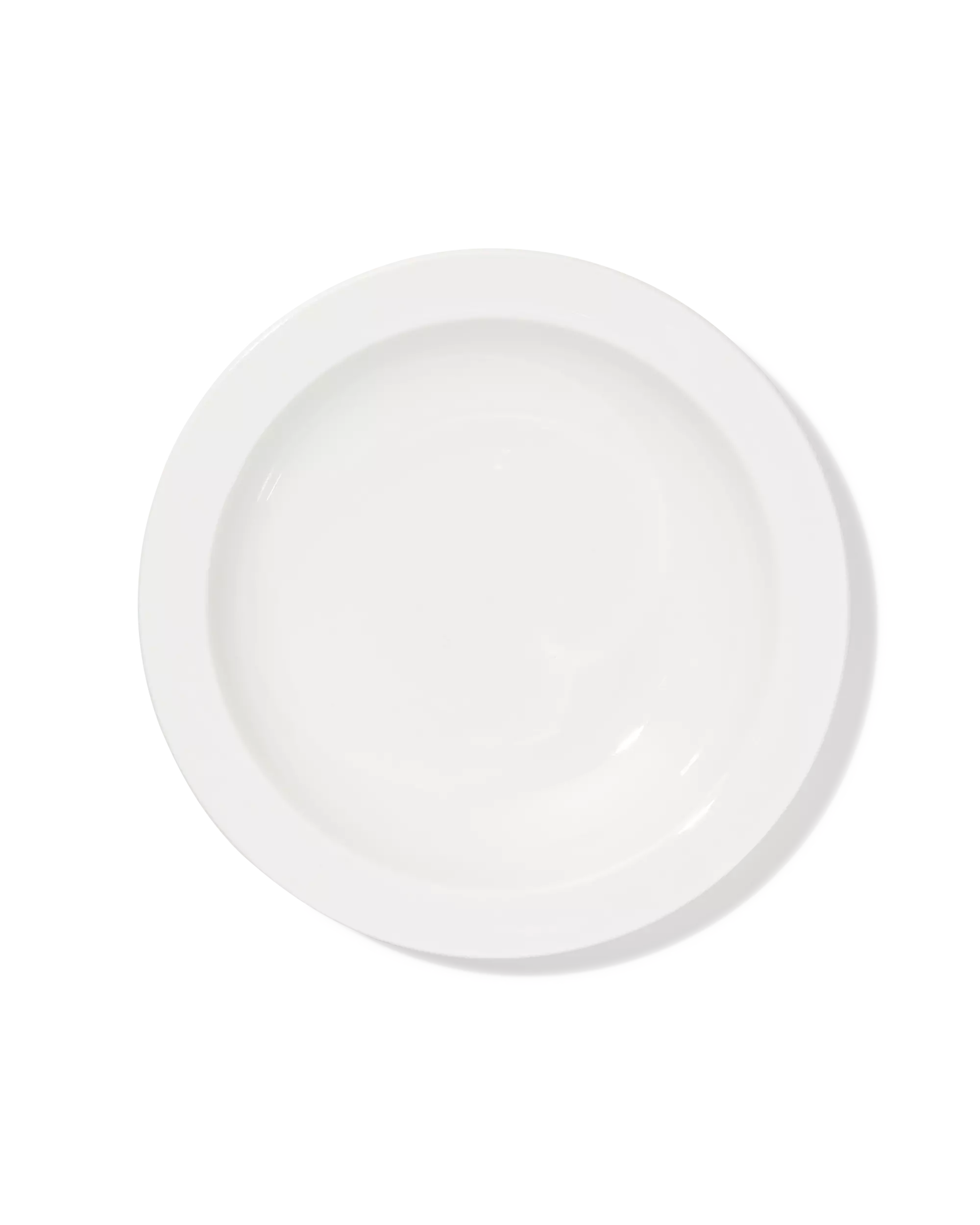 diep bord Ø22.5cm Alledag porselein wit - 4 stuks