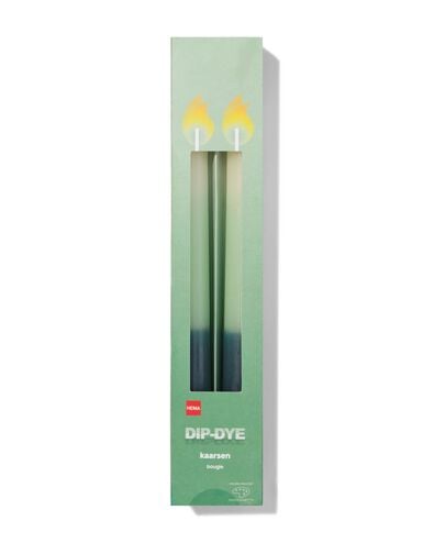 petites bougies longues dip-dye - 2 pi&egrave;ces - 13506103 - HEMA