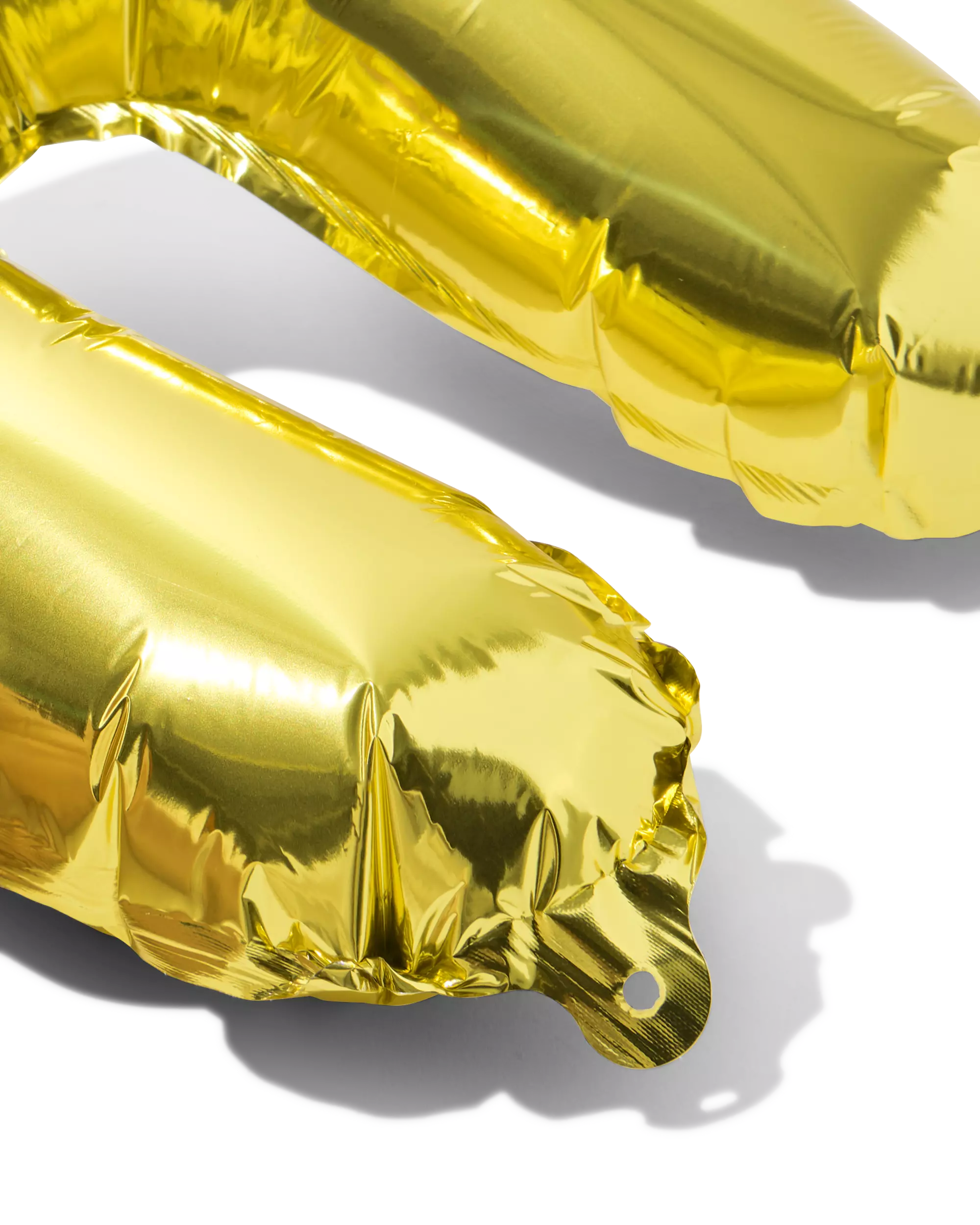 folieballon cijfer 4 30cm goud