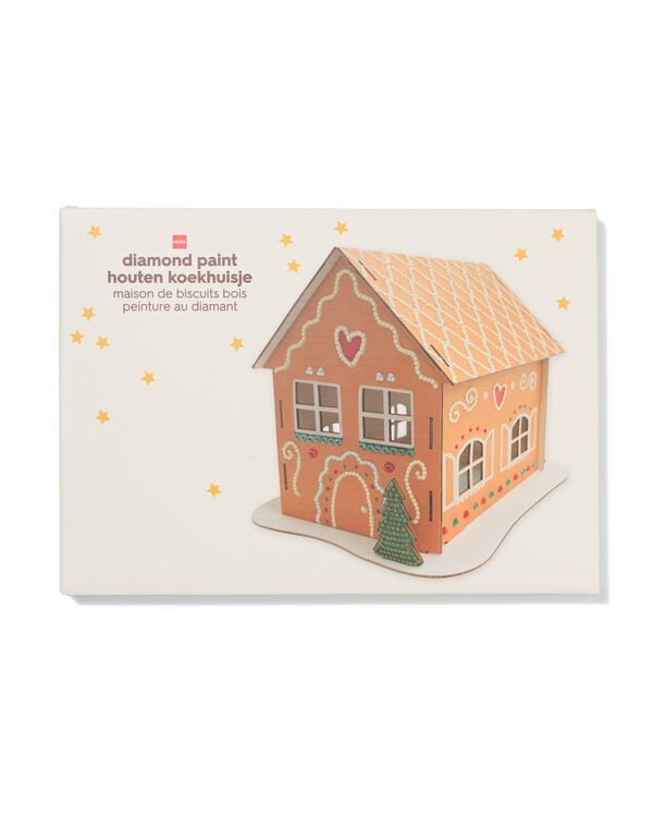 knutselpakket diamond painting koekhuisje - 41501973 - HEMA