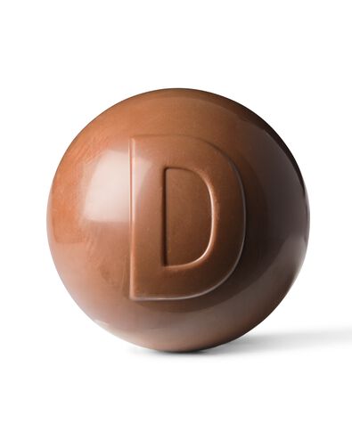 chocobomb au lait avec guimauves en forme de lettre D 45 g D chocolat - 24562603 - HEMA
