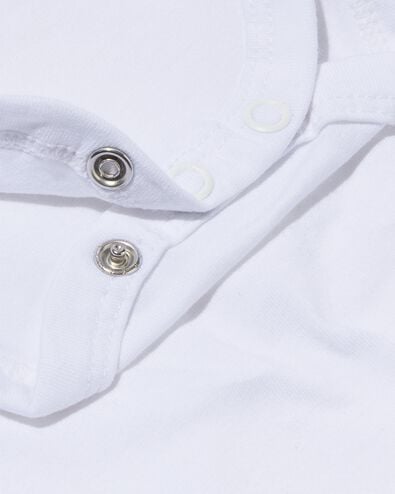 body &ndash; coton biologique stretch - 2 pi&egrave;ces blanc blanc - 33355110WHITE - HEMA