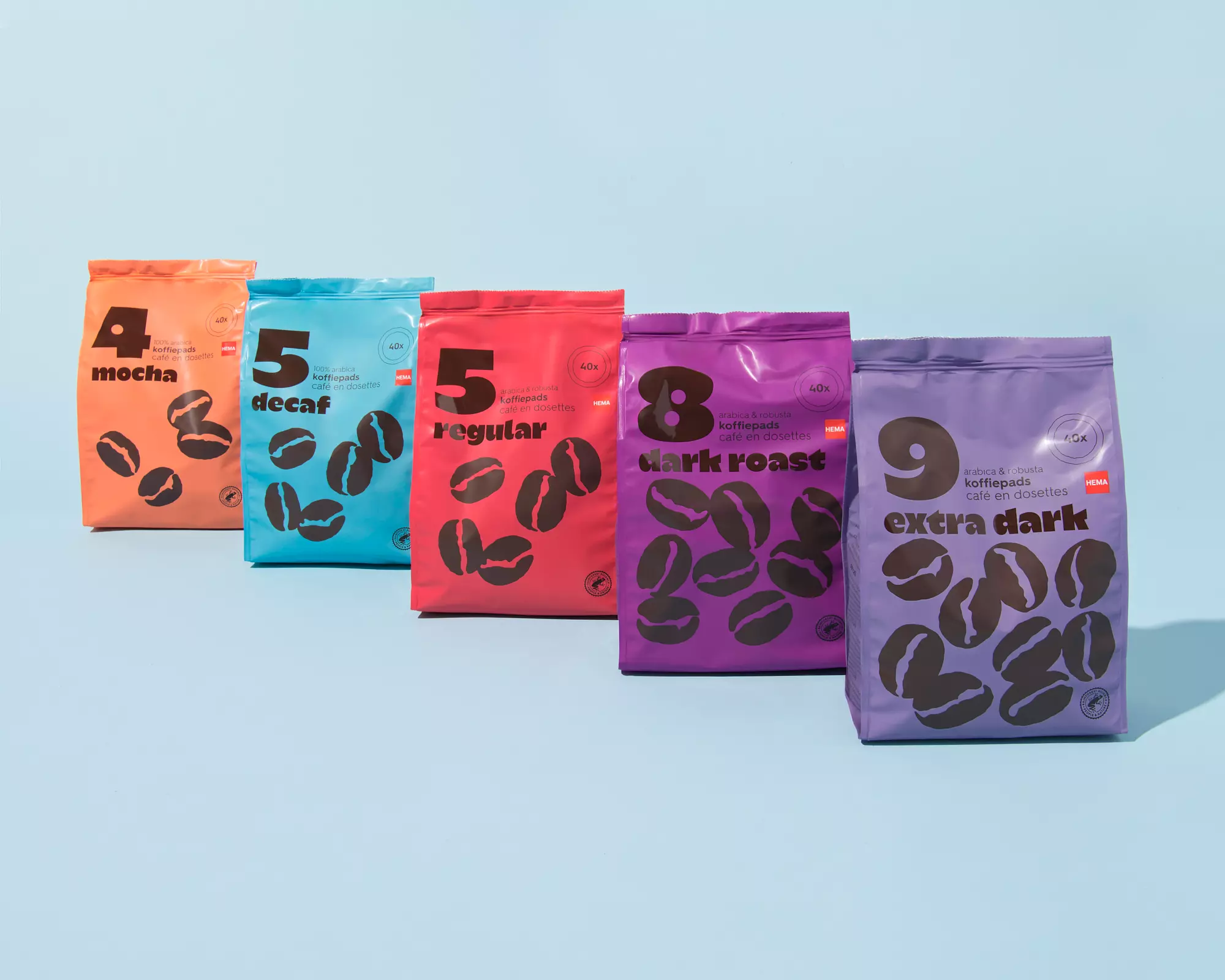 dosettes de café regular - lot de 40