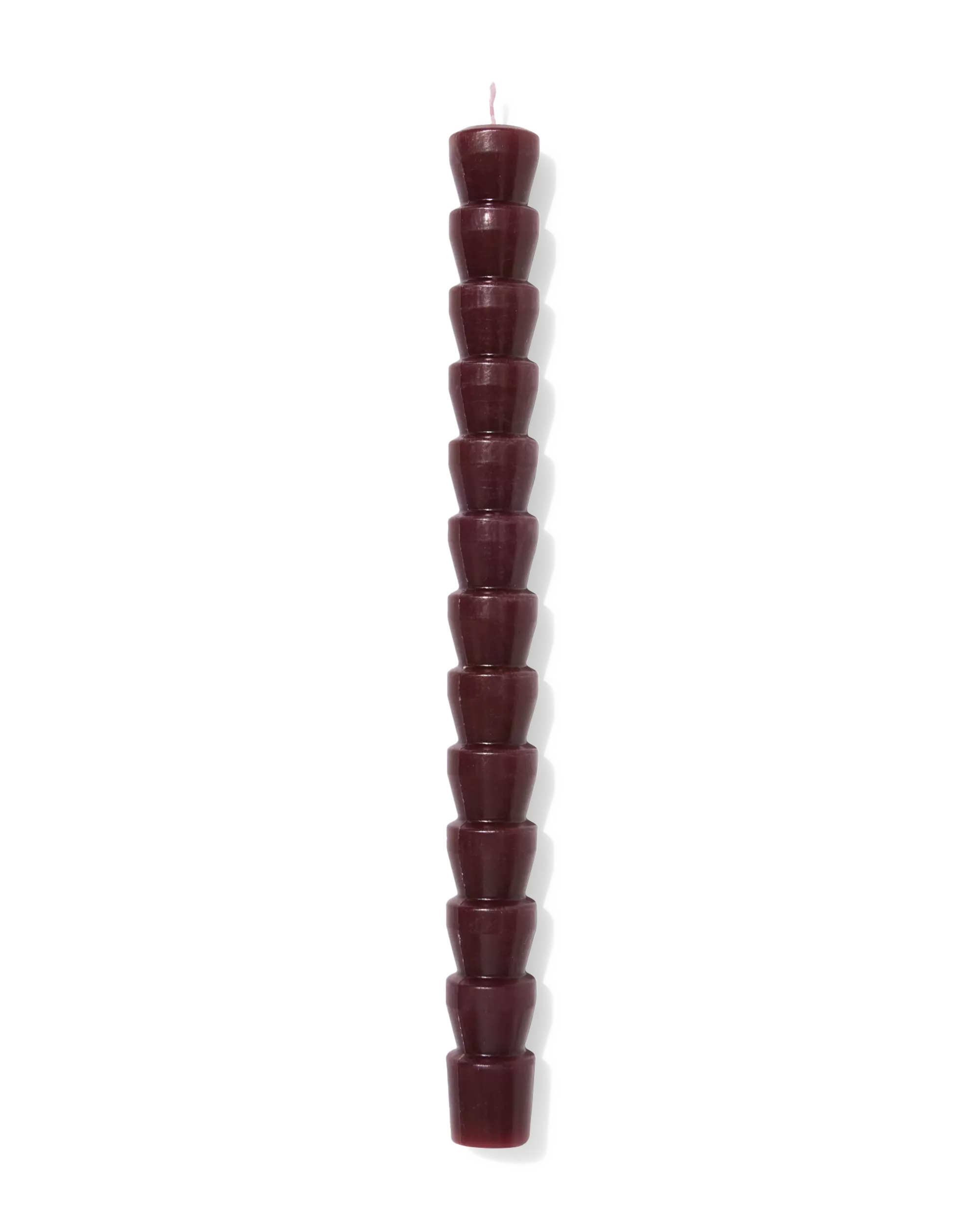 bougie longue ⌀2,2x25cm diabolo rouge foncé