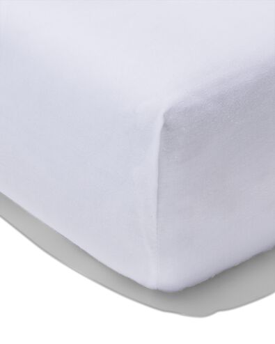 boxspring hoeslaken zacht katoen 90x220 wit - 5190146 - HEMA
