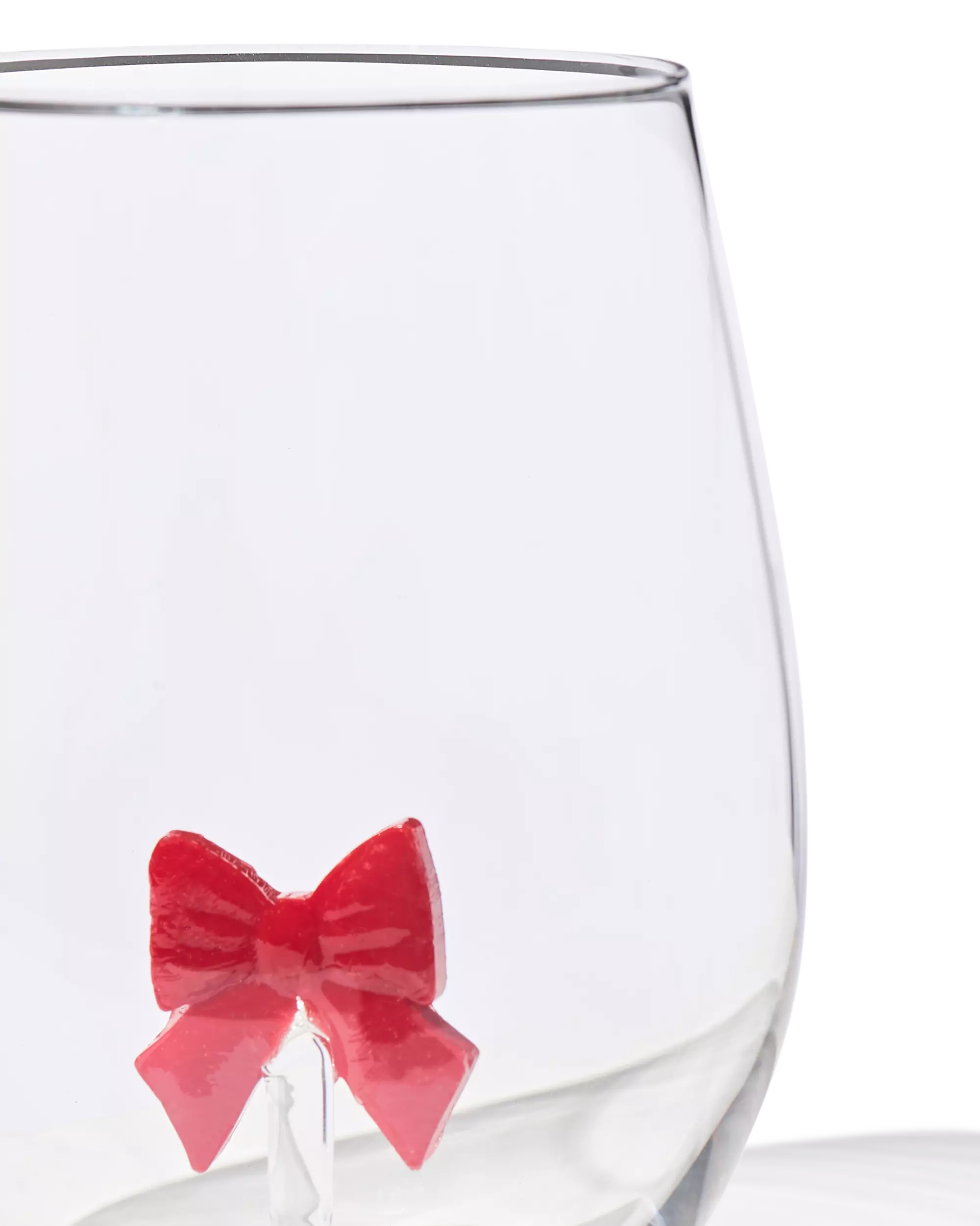 waterglas 550ml met figuur strik