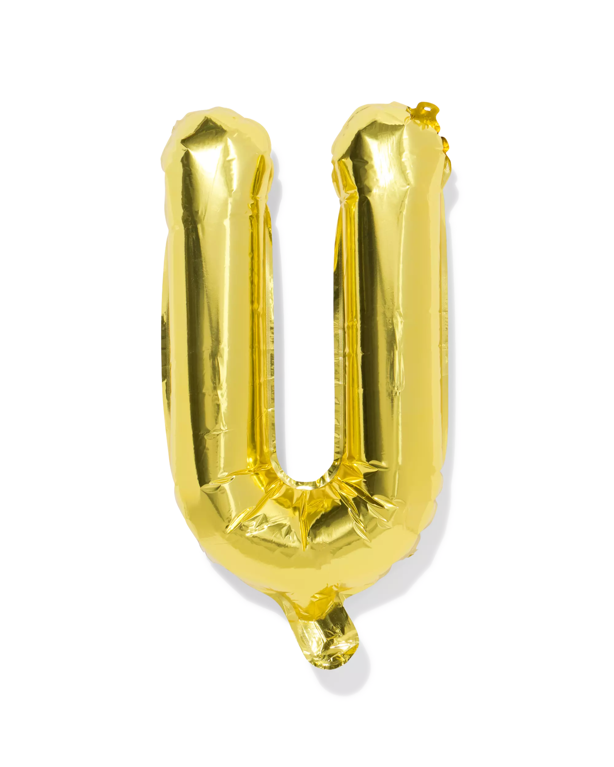 ballon alu lettre U 30cm doré