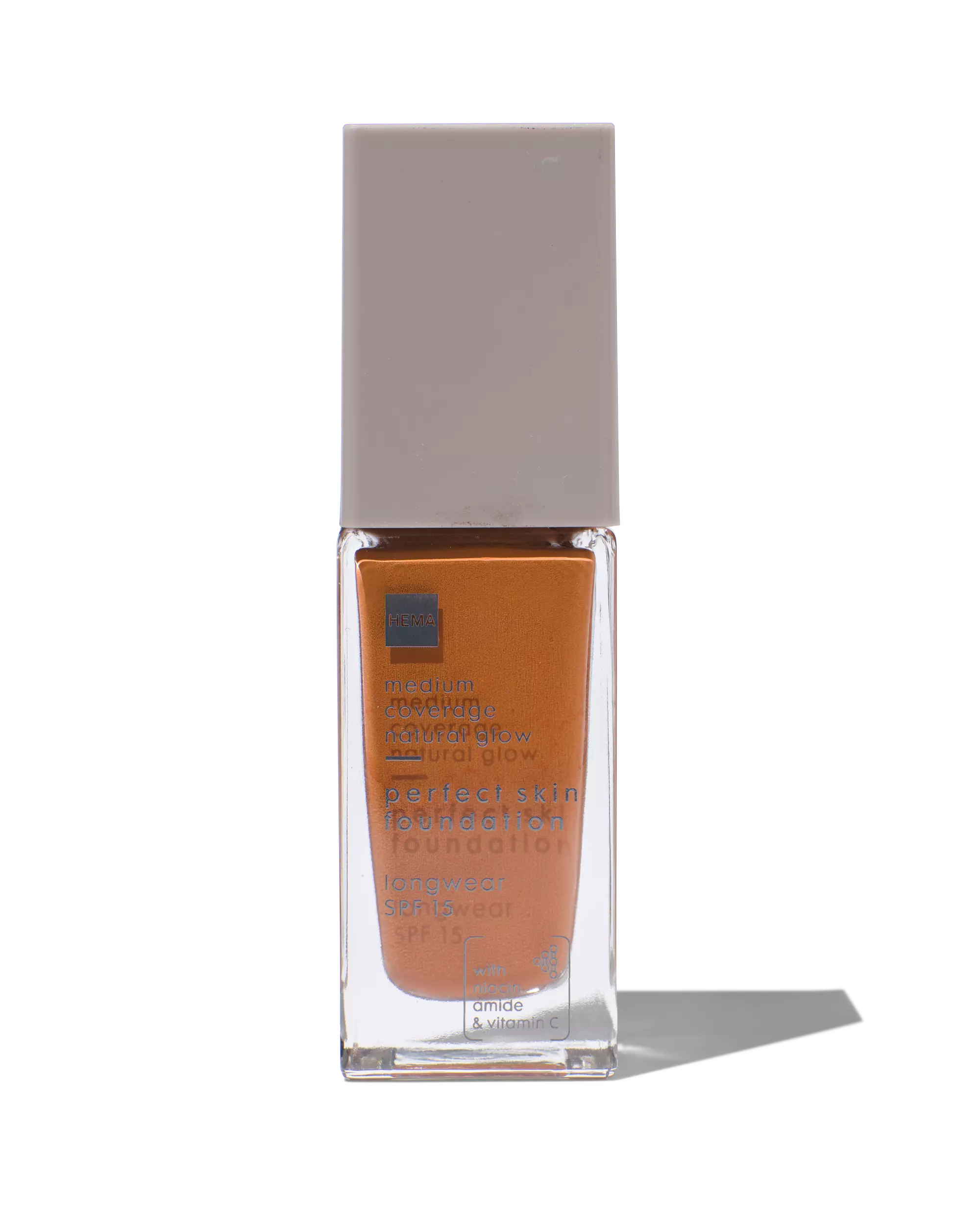 perfect skin foundation SPF15 12 warm caramel