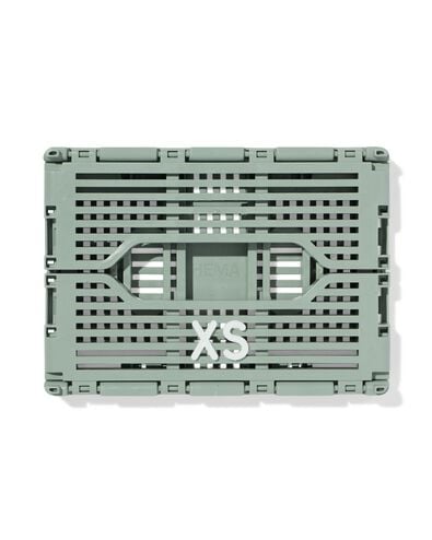 caisse pliante lettres recycl&eacute;e XS vert menthe vert menthe XS  13 x 18 x 8 - 39821199 - HEMA