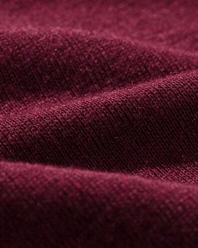 t-shirt femme Lora maille fine bordeaux bordeaux - 36214350BURGUNDYRED - HEMA