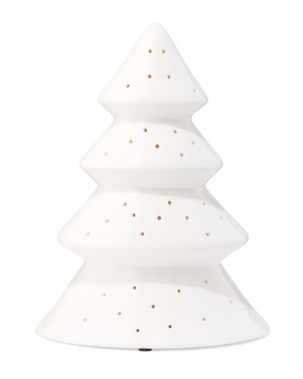 arbre d&eacute;coratif 18 cm avec led c&eacute;ramique - 25102047 - HEMA