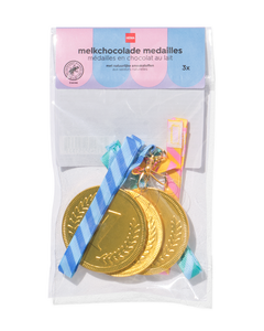 médailles en chocolat au lait - 3 pièces
