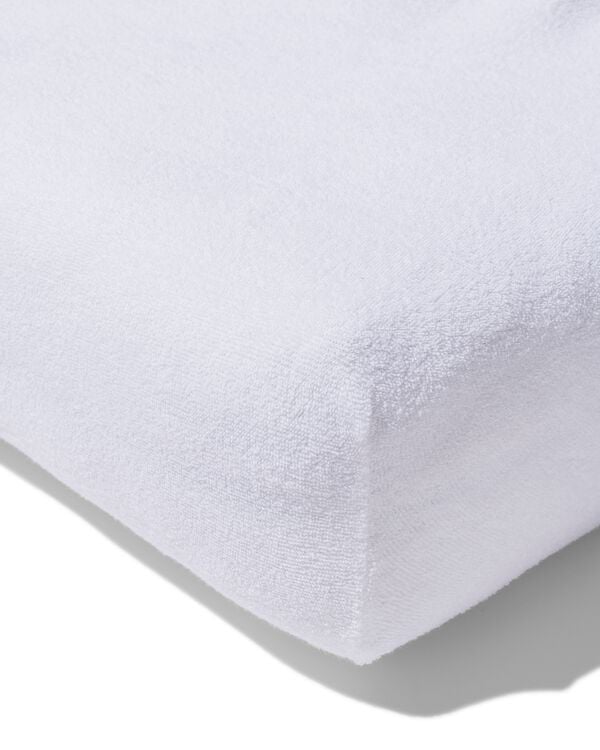 drap-housse 160x200cm &eacute;ponge blanc  - 5190066 - HEMA