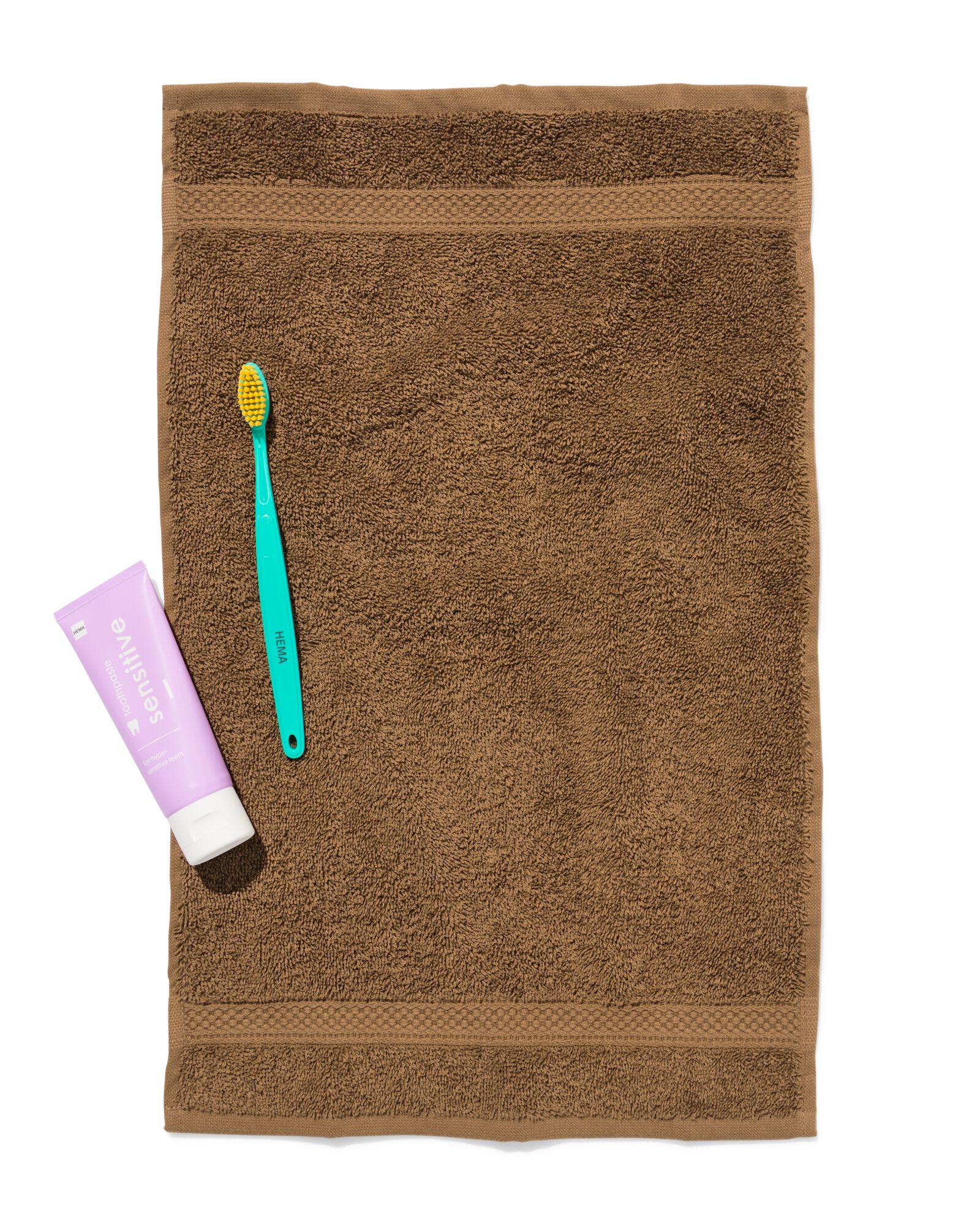 petite serviette 33x50 cm qualit&eacute; lourde marron moyen marron moyen petite serviette - 5200289 - HEMA