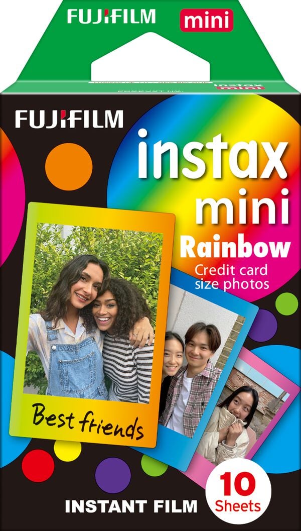 instax&trade; mini Fotopapier, Rainbow, 10er-Pack - 60300394 - HEMA
