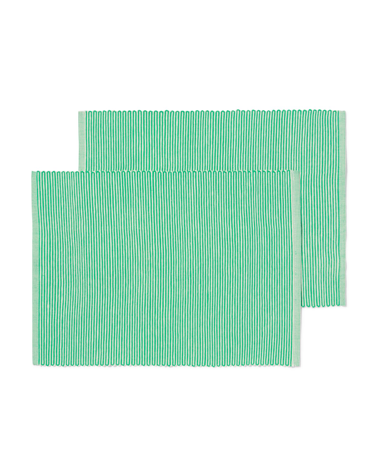 sets de table 35x45 c&ocirc;tes - 2 pi&egrave;ces - 5330026 - HEMA